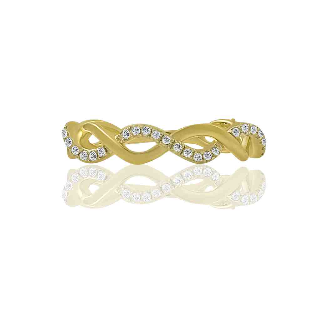 Diamond Twist Ring LR11070A
